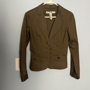 Super cute faded army green blazer, size small from Forever 21